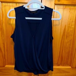 Banana Republic Wrap Front Blouse Sz Med